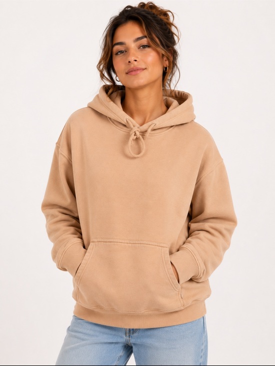 Aritzia Sweaters - Aritzia- TNA Women’s  Hoodie - Light Sand/Taupe